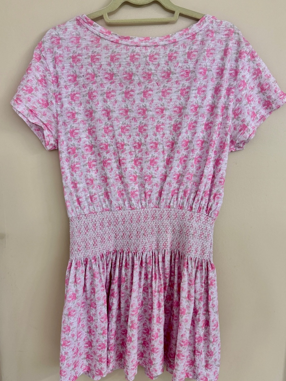 LOVESHACKFANCY Pink Foral Amore Minidress size Small S - Picture 5 of 9